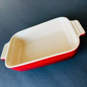 LE CREUSET Small Rectangular Baking Dish in Popular Cerise Color